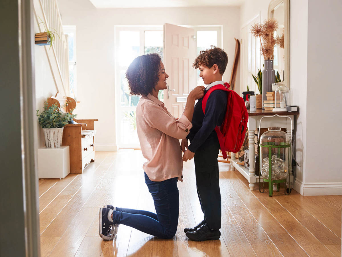 Pupils-learning getting ready for school