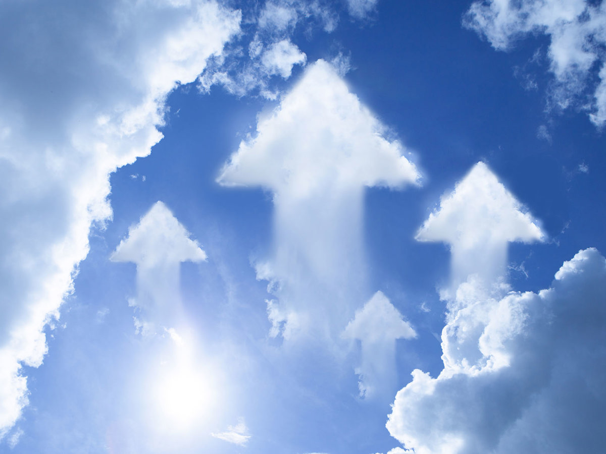 arrows onwards and upwards vision