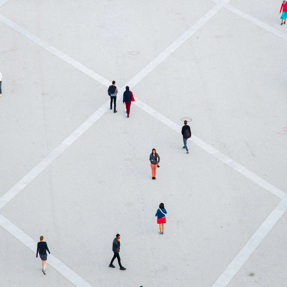 vision people walking