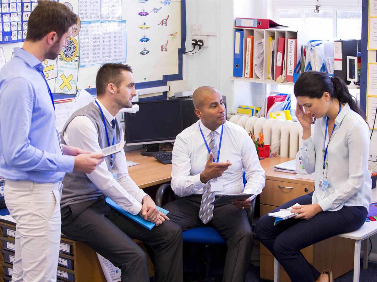 disciplinary meeting at a school