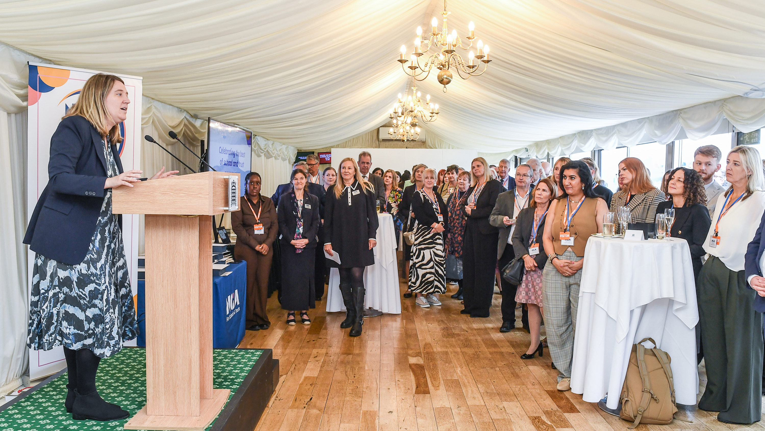 Georgia Gould MP delivering opening address at NGA Outstanding Governance Awards