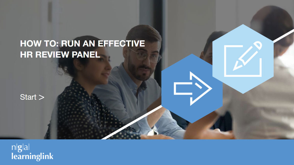 How to: run an effective HR review panel | National Governance Association