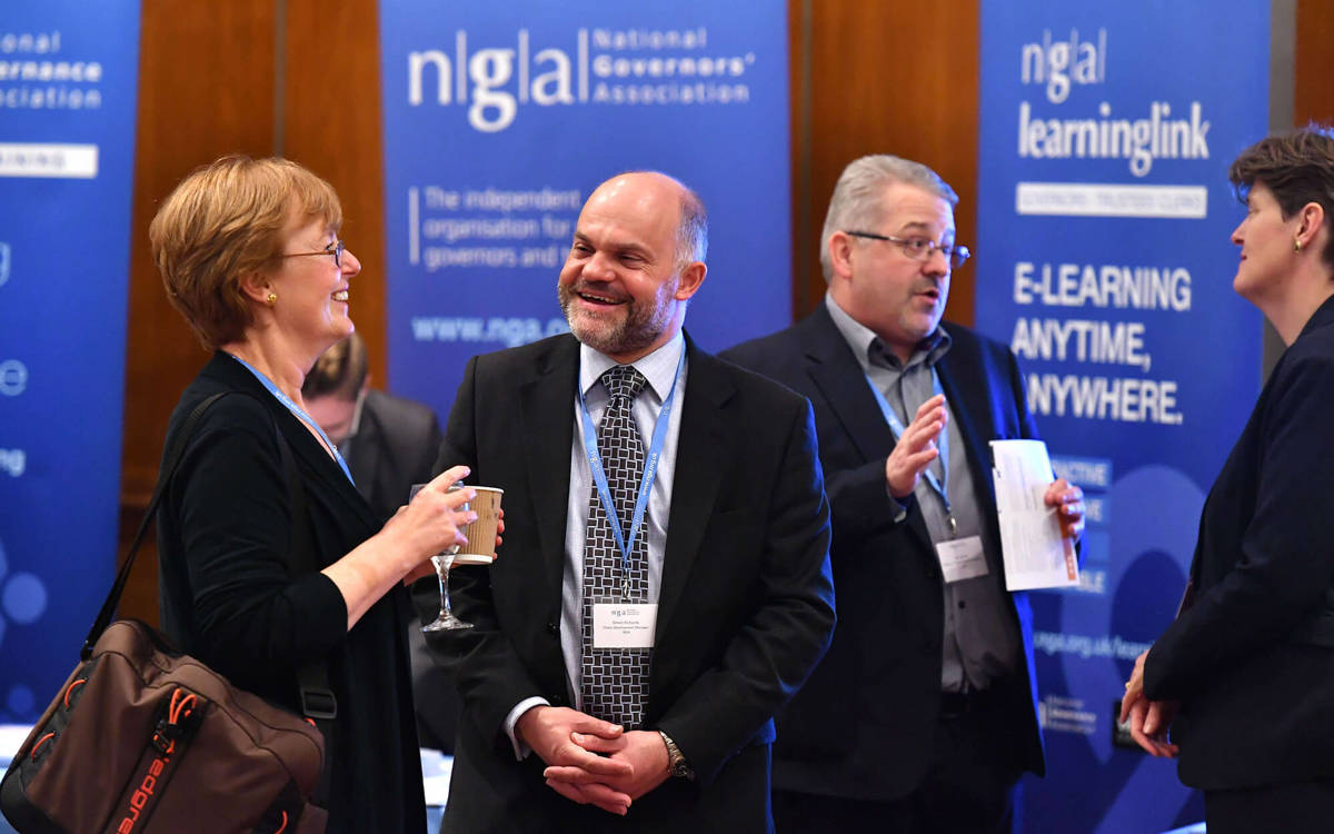 People talking at NGA event
